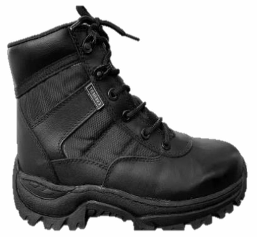 BOTA TENIS CREMALLERA CAÑA MEDIA NEGRO - Imagen 2