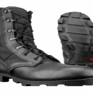 Bota Lona Jungla Caña Alta Negro