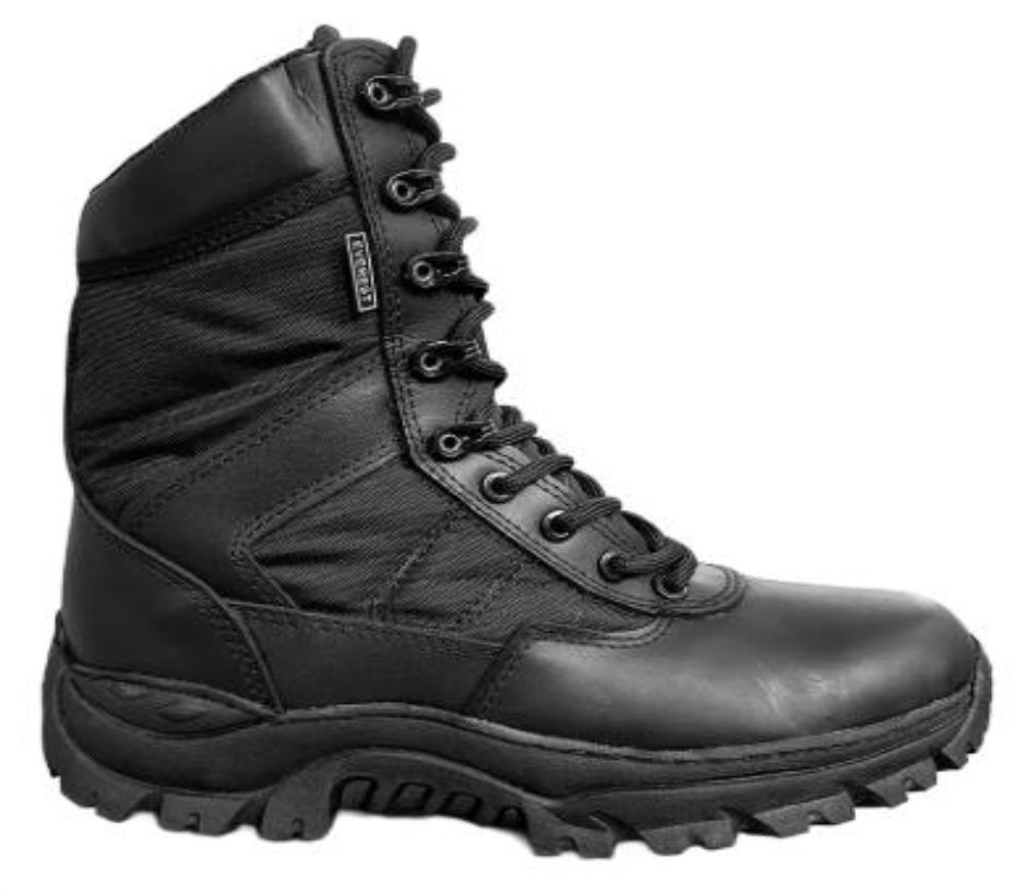 Bota Tenis Cremallera Caña Alta Negro - Imagen 2