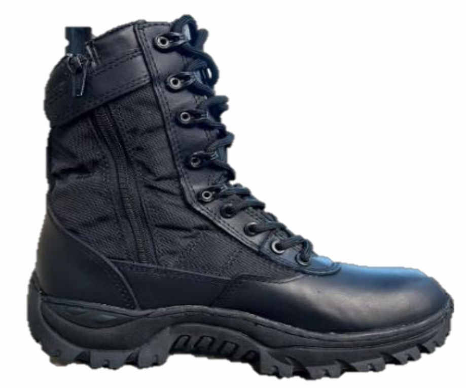 Bota Tenis Cremallera Caña Alta Negro - Imagen 4