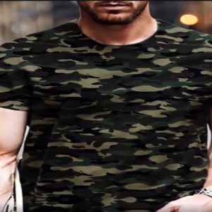 CAMISETA EN POLIESTER TACTICA CAMUFLADA TALLA M