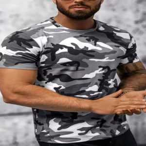 CAMISETA EN POLIESTER TACTICA CAMUFLADA TALLA L