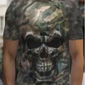 CAMISETA EN POLIESTER TACTICA CAMUFLADA TALLA M