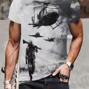 CAMISETA EN POLIESTER TACTICA CAMUFLADA TALLA M